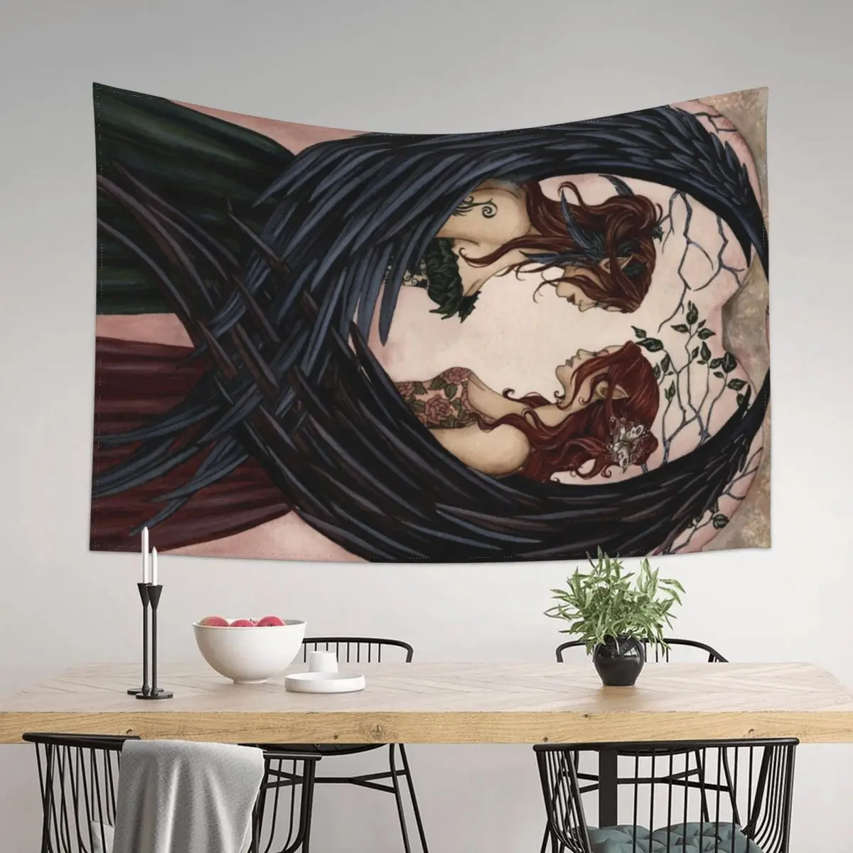 

Sisters Tapestry Carpet On The Wall Anime Decor Kawaii Room Decor Tapestry