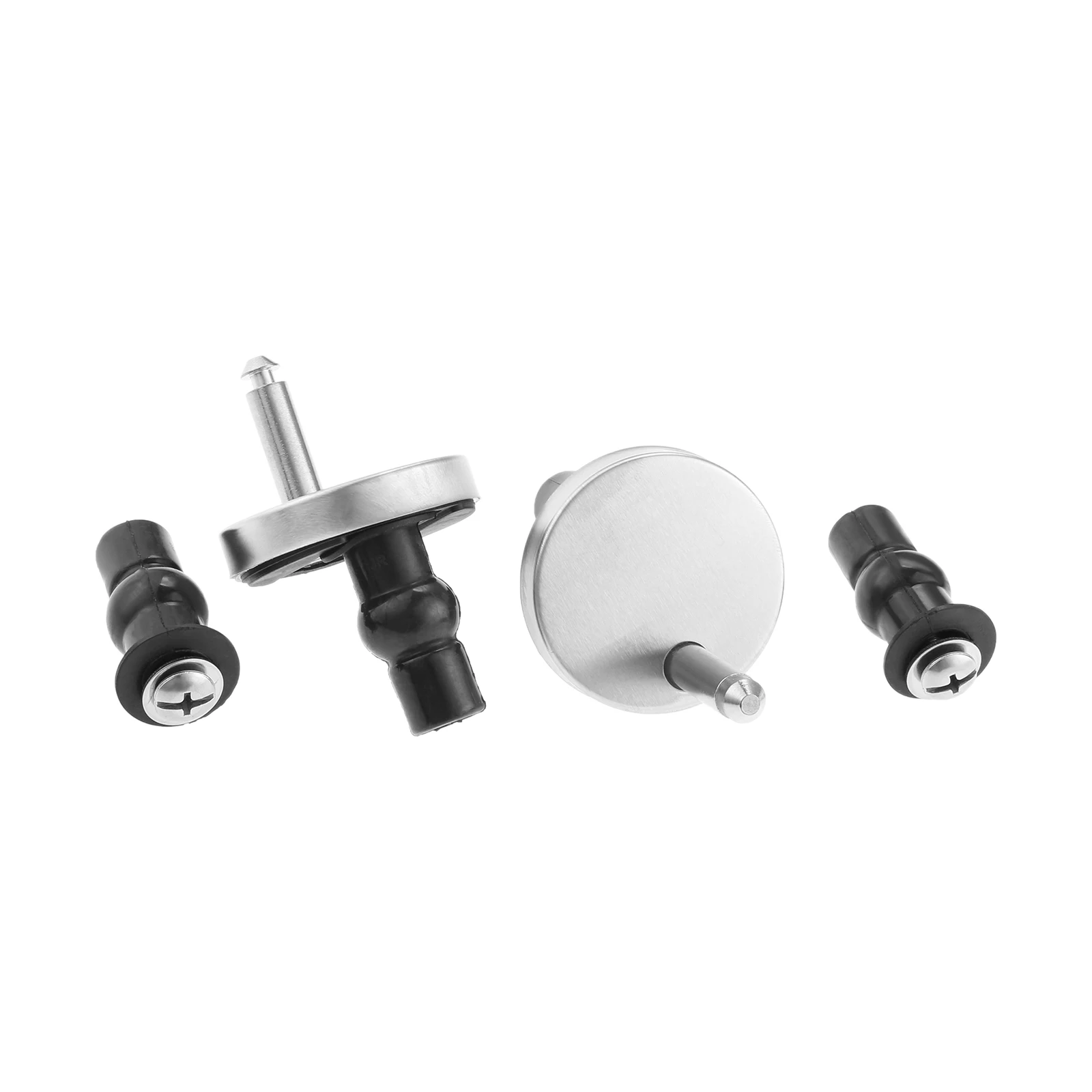 2Pcs Quick Release Toilet Seat Fixing Universal Soft Close Hinge Replacement Kit W/ 2 Expansion Bolt for Blind Hole WC Toilet