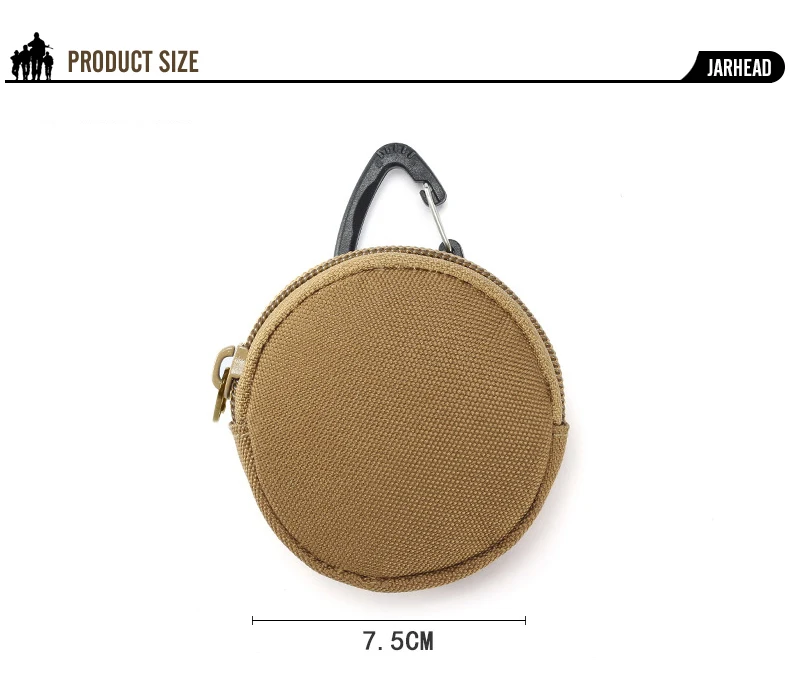 Taktische EDC Männer Schlüssel Brieftasche Tasche Outdoor USB Kabel U-Disk Kopfhörer Lagerung Tasche für AirPods Freebugs Kopfhörer schutzhülle – Detail 8