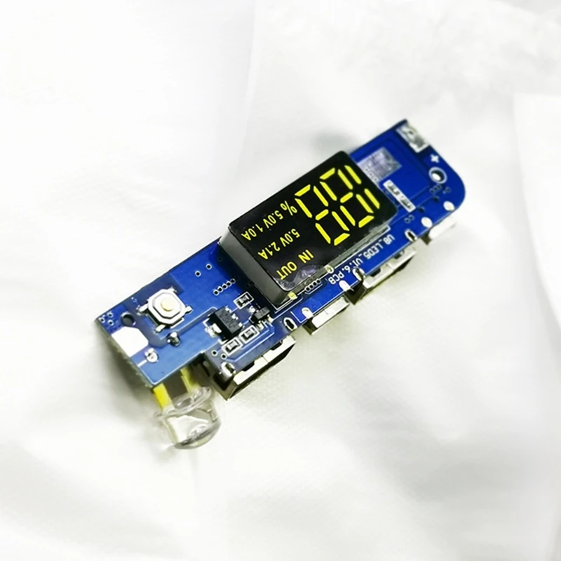 3.7V Dual USB 5V2A Módulo placa base DIY Energía móvil