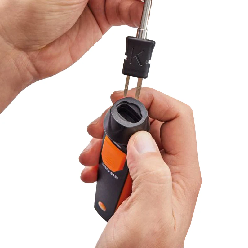 طقم ميزان حرارة Testo 915i مع تشغيل مجسات 0563 5915 متوافق مع البلوتوث حتى 100 متر