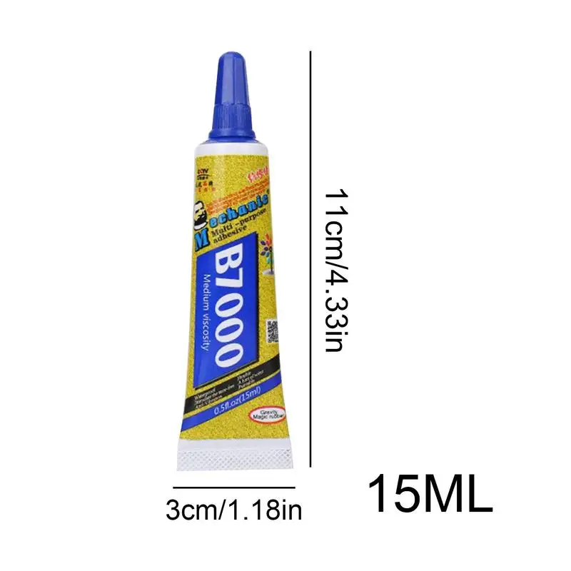 공예품용 접착제, 휴대용 투명 펜던트 접착제, 세라믹 수리 접착제, 초강력 액체 접착제, 다기능, 15ml