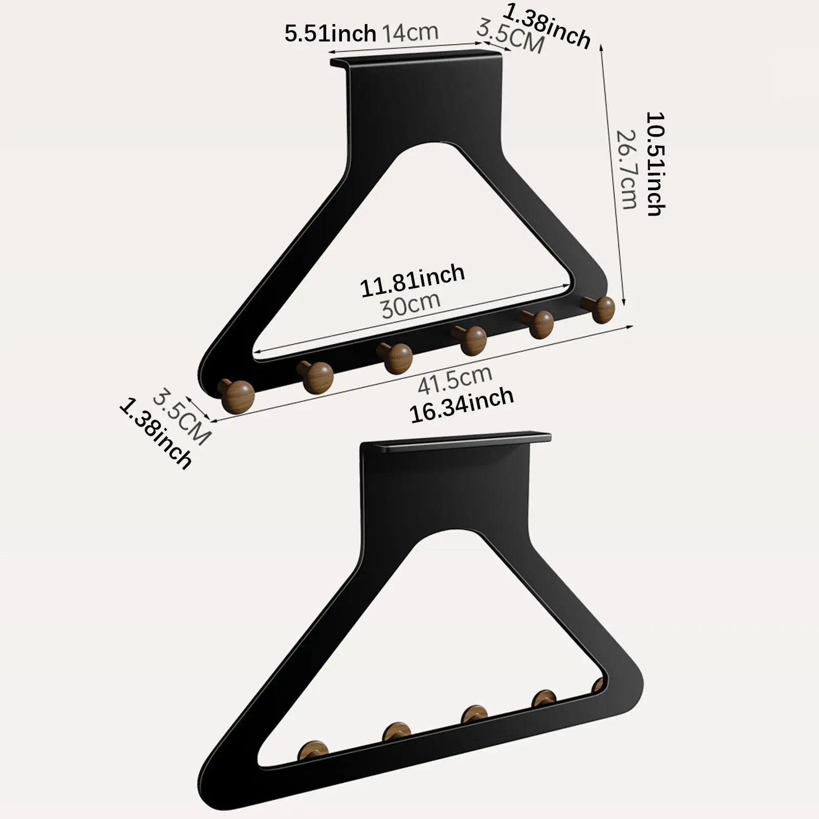 Door Hook Practical Home Decoration Coat Hanger for Hanging Wallets Clothes