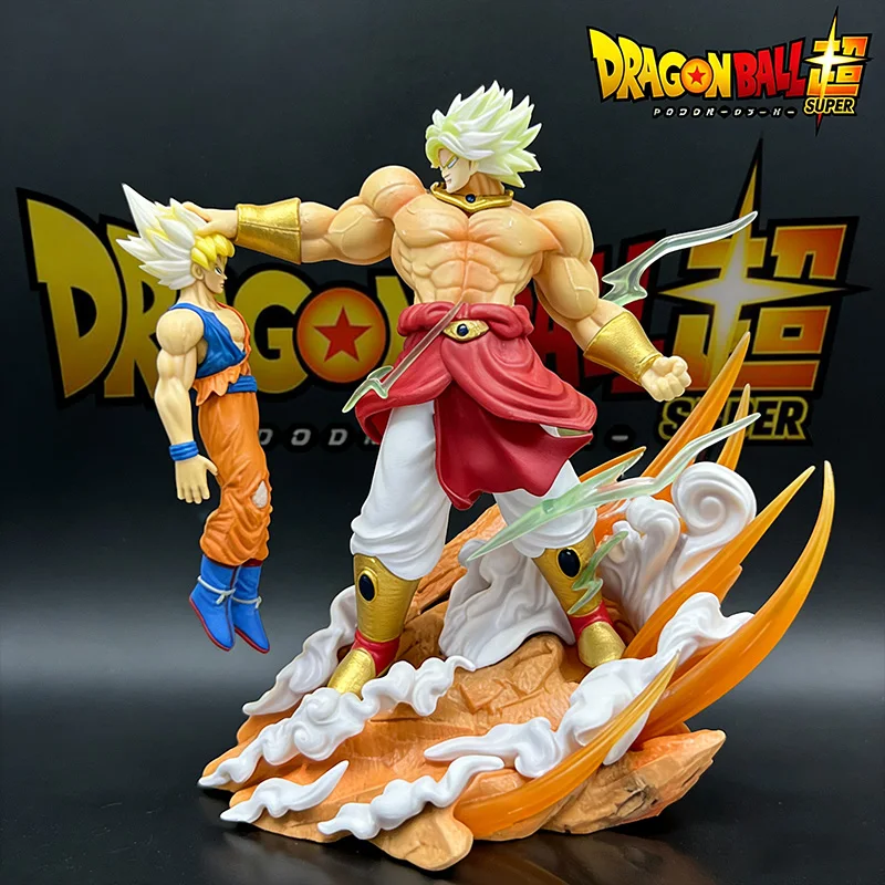 

Anime Dragon Ball broly Vs Son Goku Figurine 20cm Gk Pvc Action Figures Statue Collection Model Toy Gifts