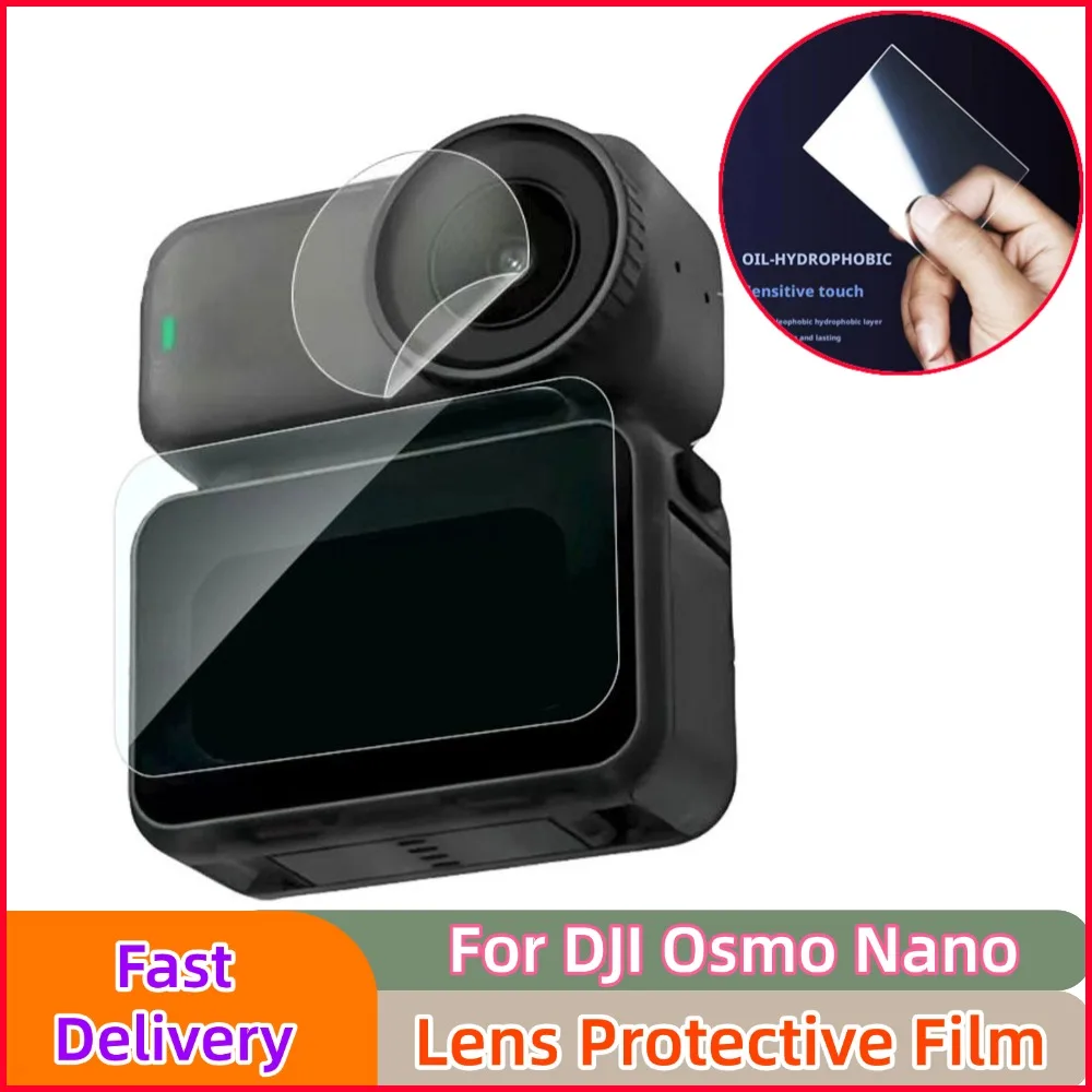 

For DJI Osmo Nano Lens Protective Film Camera Anti-scratch Tempered Film HD Protective Film Anti-Scratch Soft Protective Cover