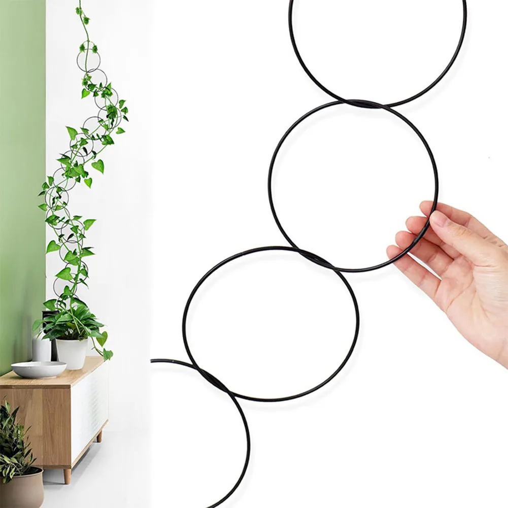 

Indoor and Outdoor Stainless Steel Trellis for Vining Plants Adjustable Height and Shape for Perfect Plant Display