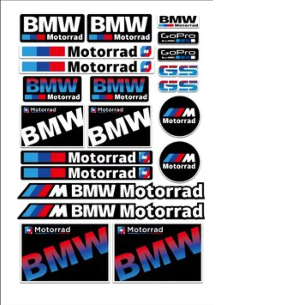 2024 New Applicable Motorcycle Modification Personality Sticker BWM Car Logo BMW Personality Decoration Reflective Car Sticker