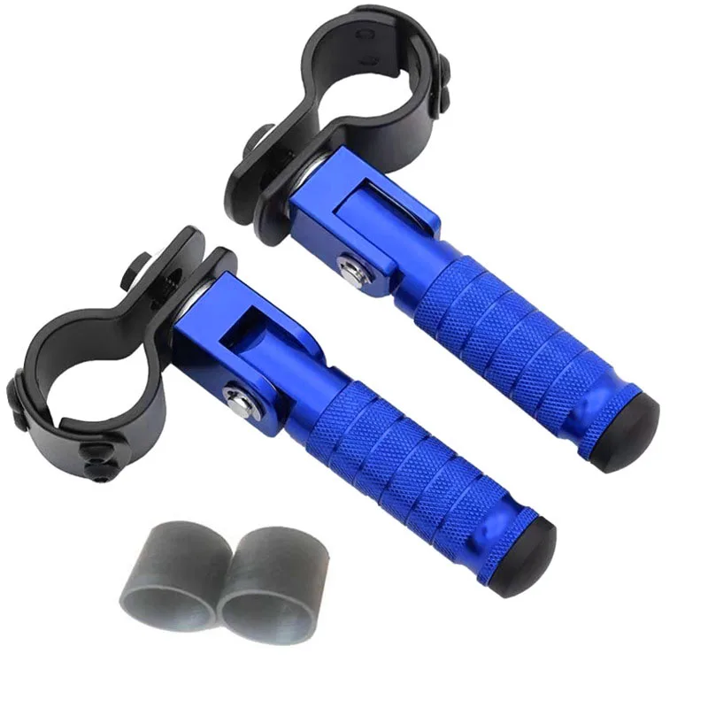 Universele 30-35mm Clamp-on CNC Aluminium Voetsteunen Motorcycle Bike Pedalen Voor Aprilia BMW Yamaha Honda kawasaki Harley Suzuki