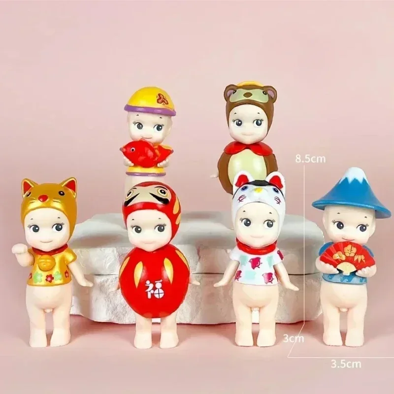 Blind Box Figuur Angel Hippers Animal Easter Series Anime Figuren Ornamenten Poppen Kerstcadeau Desktop Ornament