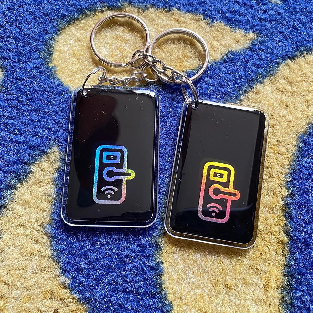 13.56MHz Smart Lock IC Card M 1K S50 RFID Keyfobs Tags Access Control Contactless Key fob Card for Smart IC Door Locks