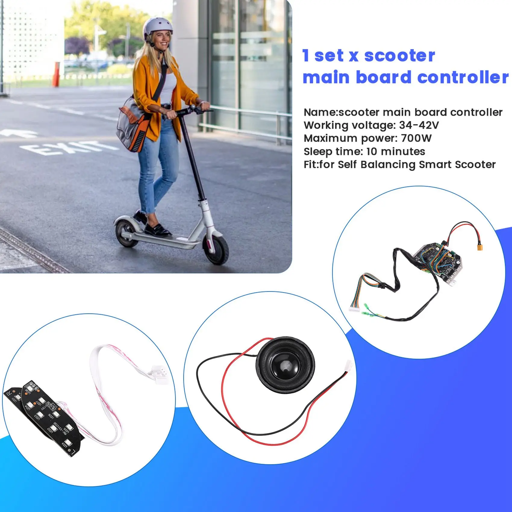 36V DIY 6.5/8/10 Inch Scooter Motherboard Controller for Self Balancing Smart Scooter Accessories Hoverboard