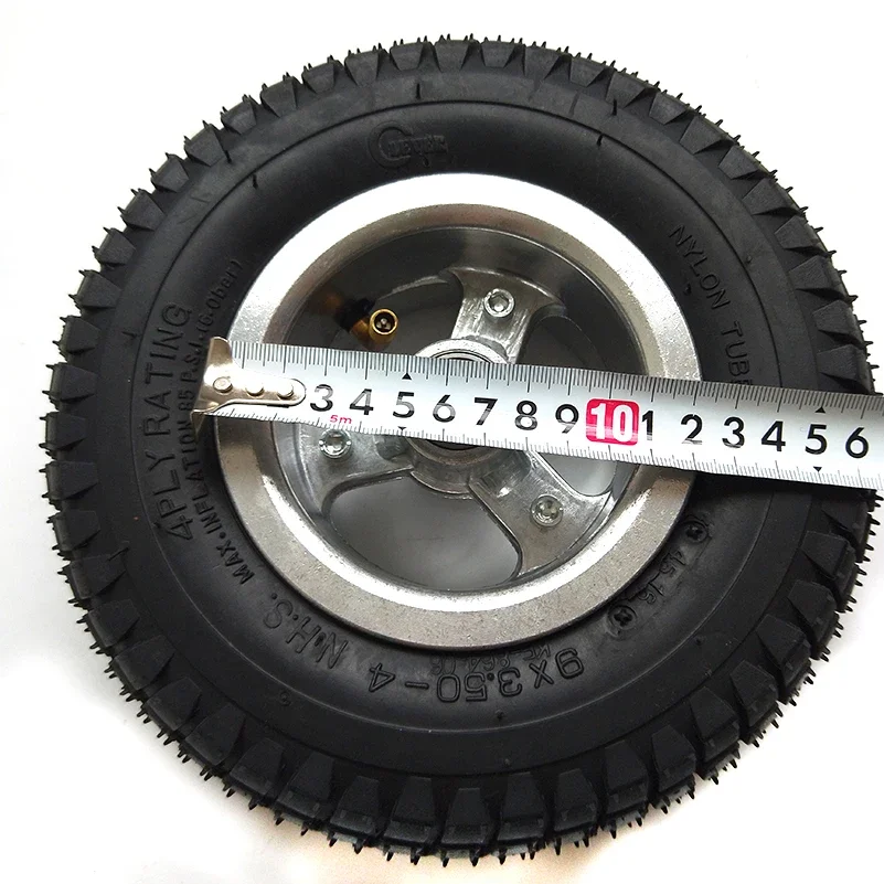 Good Quality Electric Scooter 9X3.50-4 Wheel Rims with Inner Tube Fits Gas Scooter Pocket Bike Electric Tricycle