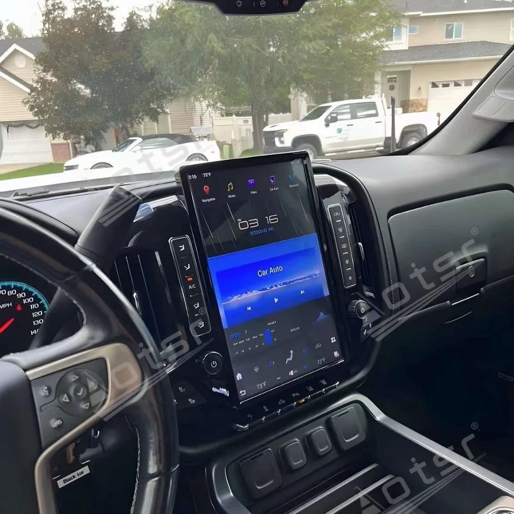 

8-ядерный Qualcomm Android для Chevrolet Silverado GMC 2014 ~ 2019 автомобильный мультимедийный автомобильный GPS Navi автомобильный радиоприемник головное устройство