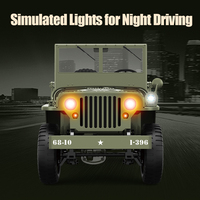 JJRC C8815 Rc Car 2.4g Crawler Climbing Scale Off-Road Vehicle Military Truck 1:10 Simulation Model 1941 Toy Gift