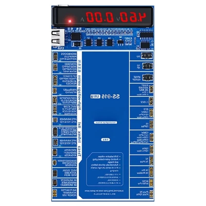 A53M-SS-916 Ultra Charging Activation Fixture 5-9V Adaptive Voltage Support To IP17 And Android Models