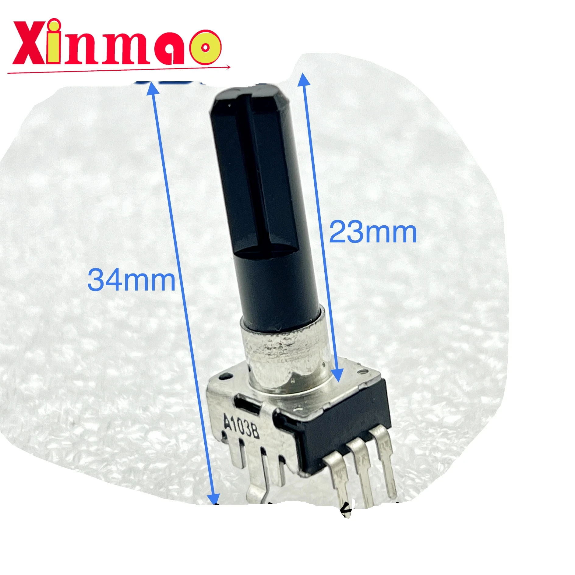 Japanese NOBLE sound art mixing console RK09 type 3-pin total gain potentiometer A10K shaft length 23mm