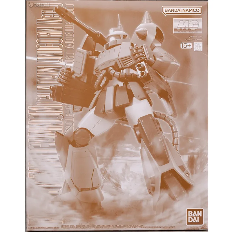 Bandai Genuine MG MS-06K ZAKUCANNON [GUNDAM UNICORN Ver.] Anime Action Figure Collectible Assembly Model Toys Ornament Gift Kids