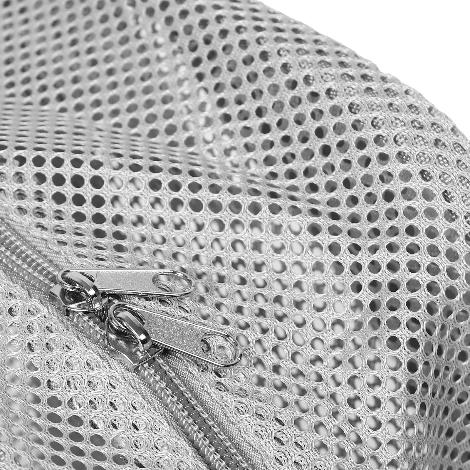 Heavy Duty Grey Mesh Backpack Breathable Padded Shoulder Straps Swimming Outdoor Sports Bag See Through College Mesh Rucksack