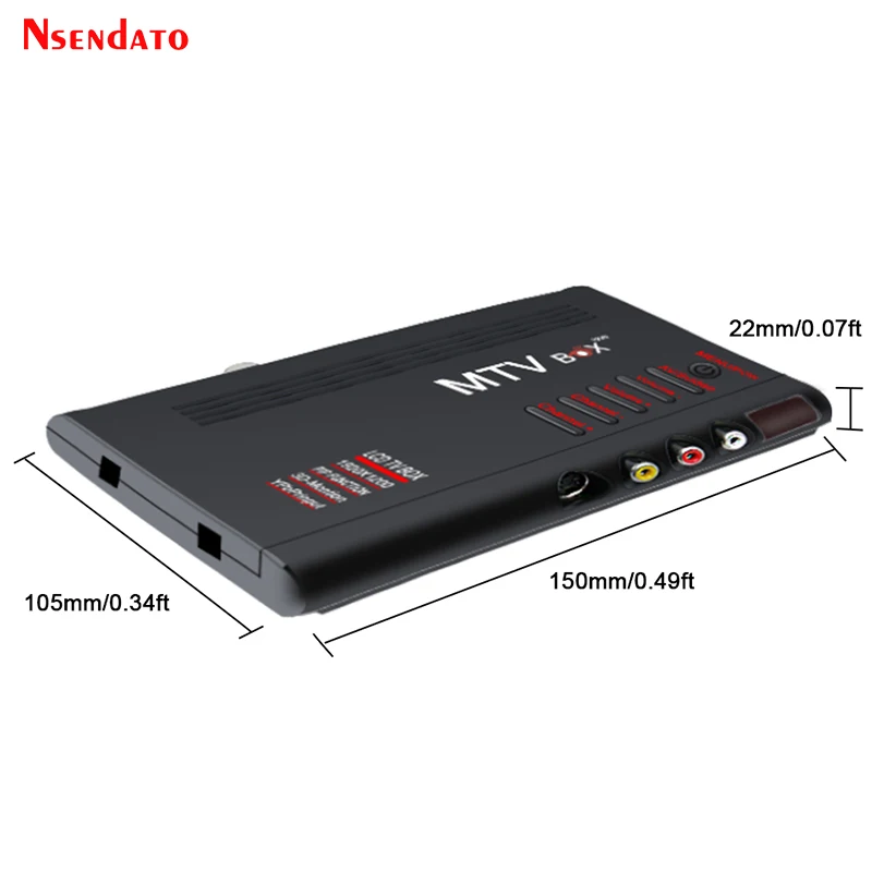 Digital MTV LCD Box Computer To VGA S-Video Analog TV Program Receiver Tuner LCD Monitor PAL NTSC For DVD/PDP/PS2,Dropshipping