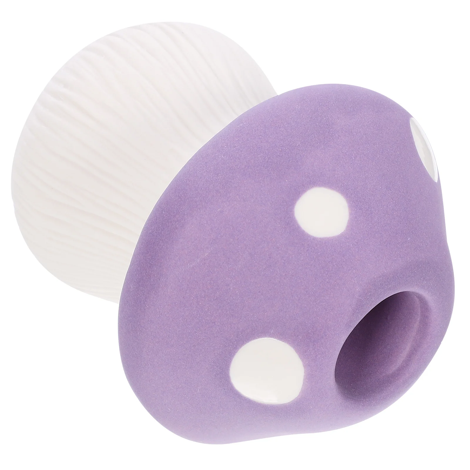 

Mushroom Adornment Candles Decor Ceramic Table Candlesticks Shape Delicate Modeling Holders
