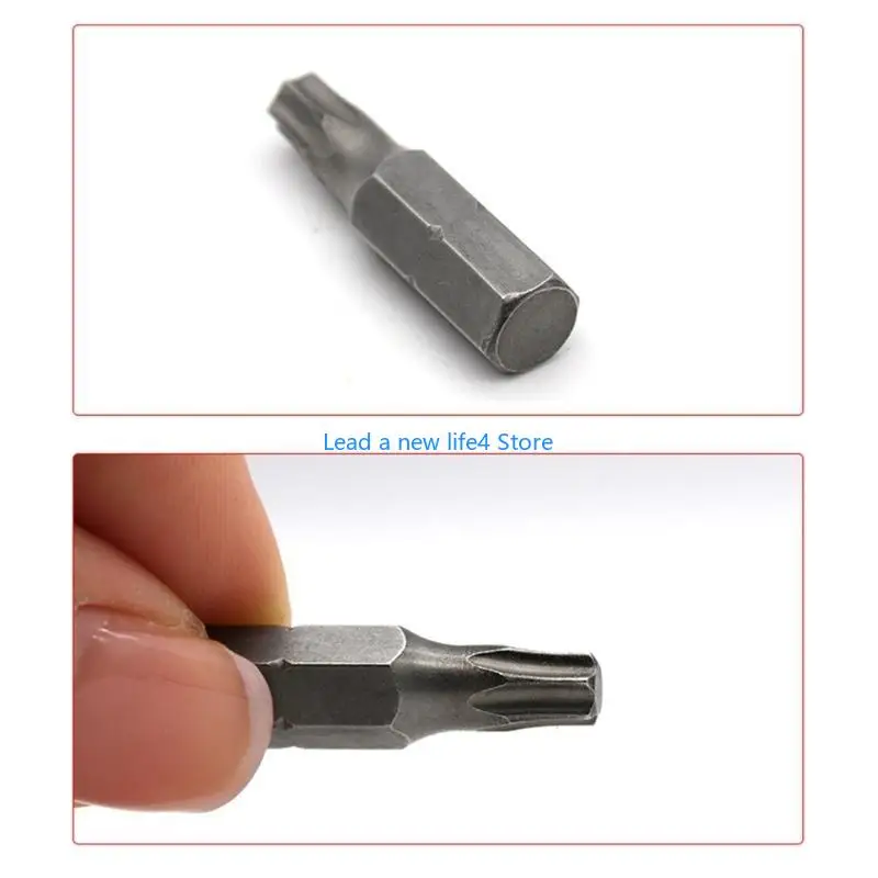 Y55E 25mm Screwdriver Bit Repair Tools Screwdrivers Torx Shank Drill Bit For Power Household Hand Tools Replacement