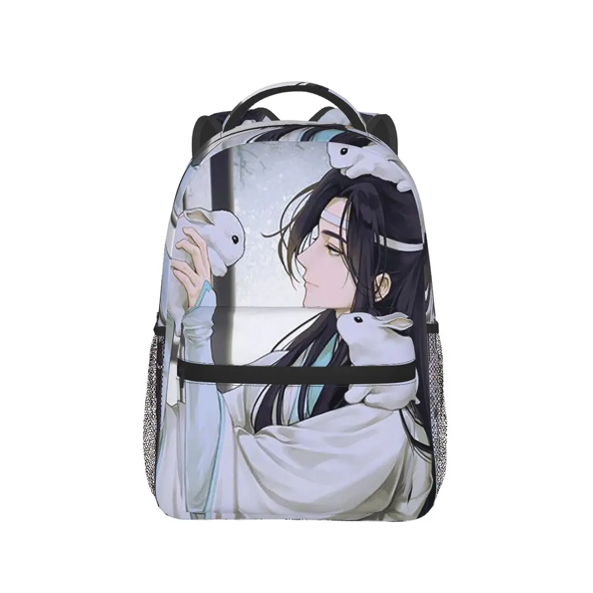

Lan Zhan And Rabbits Mo Dao Zu Shi Anime Backpack Hot Sale Daypack Large Capacity Children BookBag School Bag Shoulder Bags