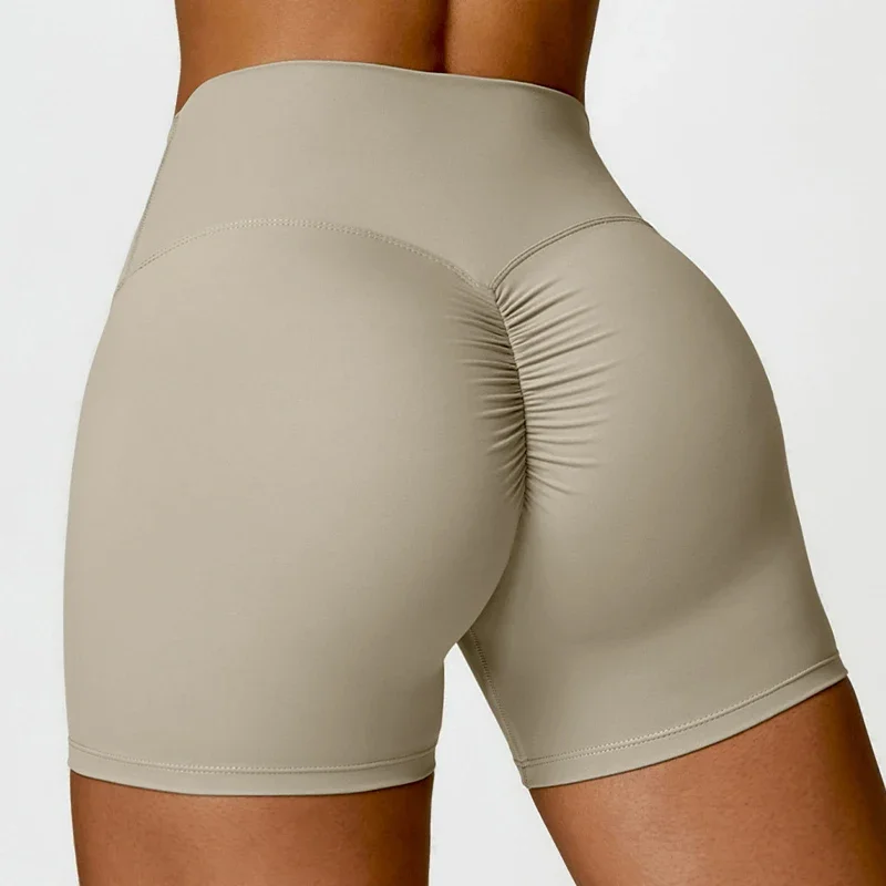 

Ctenkevet Solid Color Women Fitness Quick-Dry Sport Short Women Cycling Soft Training Shorts Jog High Waist Yoga Short Legging