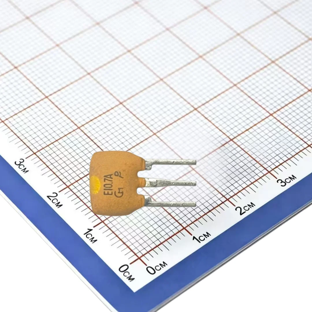 10pcs/10.7MHz through-hole ceramic crystal oscillator SFE10.7MA19, 3-pin ceramic resonator E10.7A, 350K