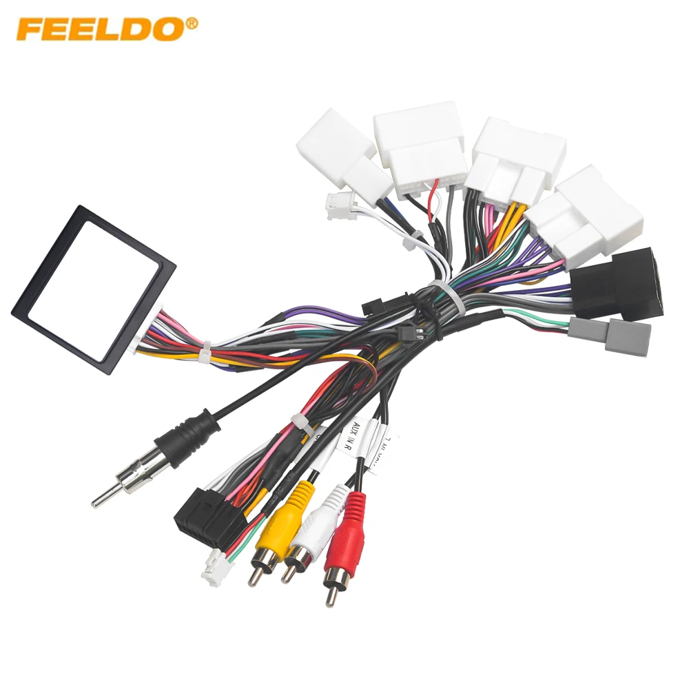 Car 16pin Power Cord Wiring Harness Adapter For Toyota Prado/Highlander/Harrier/Corolla Cross/Frontlander Installation Head