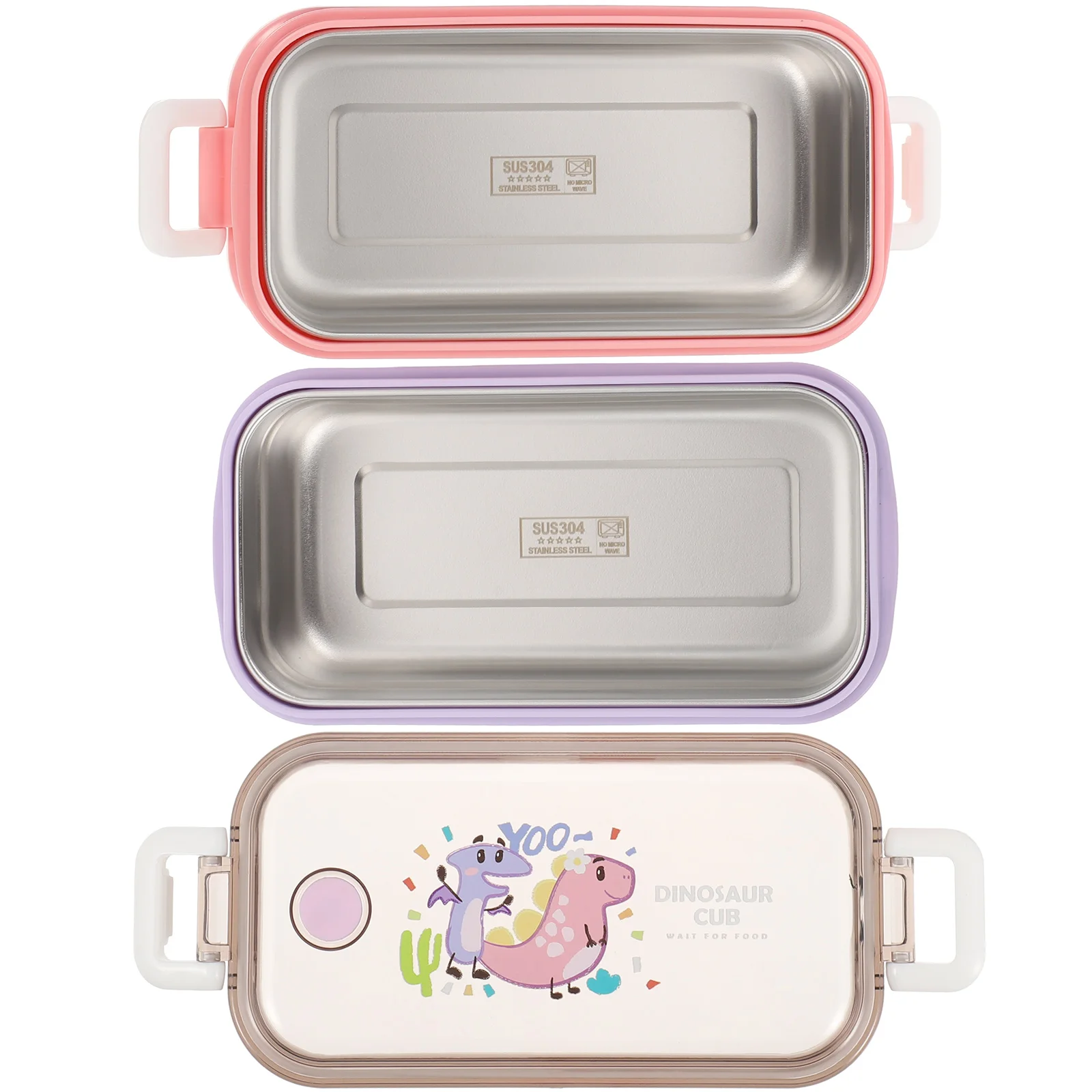 

Stainless Steel Kids Airtight Cartoon Design Leakproof Lunch Container For School Picnic Fine Craftsmanship