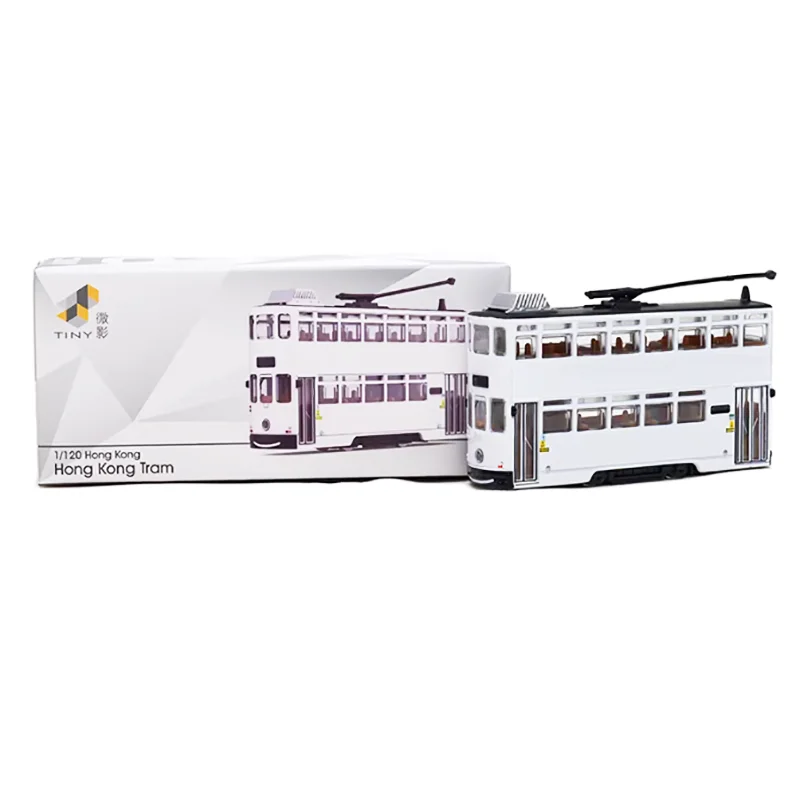 

Масштабная модель автобуса Diecast 1:120 BASIC03, двухэтажный, из сплава, готовый продукт, имитационная игрушка, коллекционный подарок, статическая модель для демонстрации