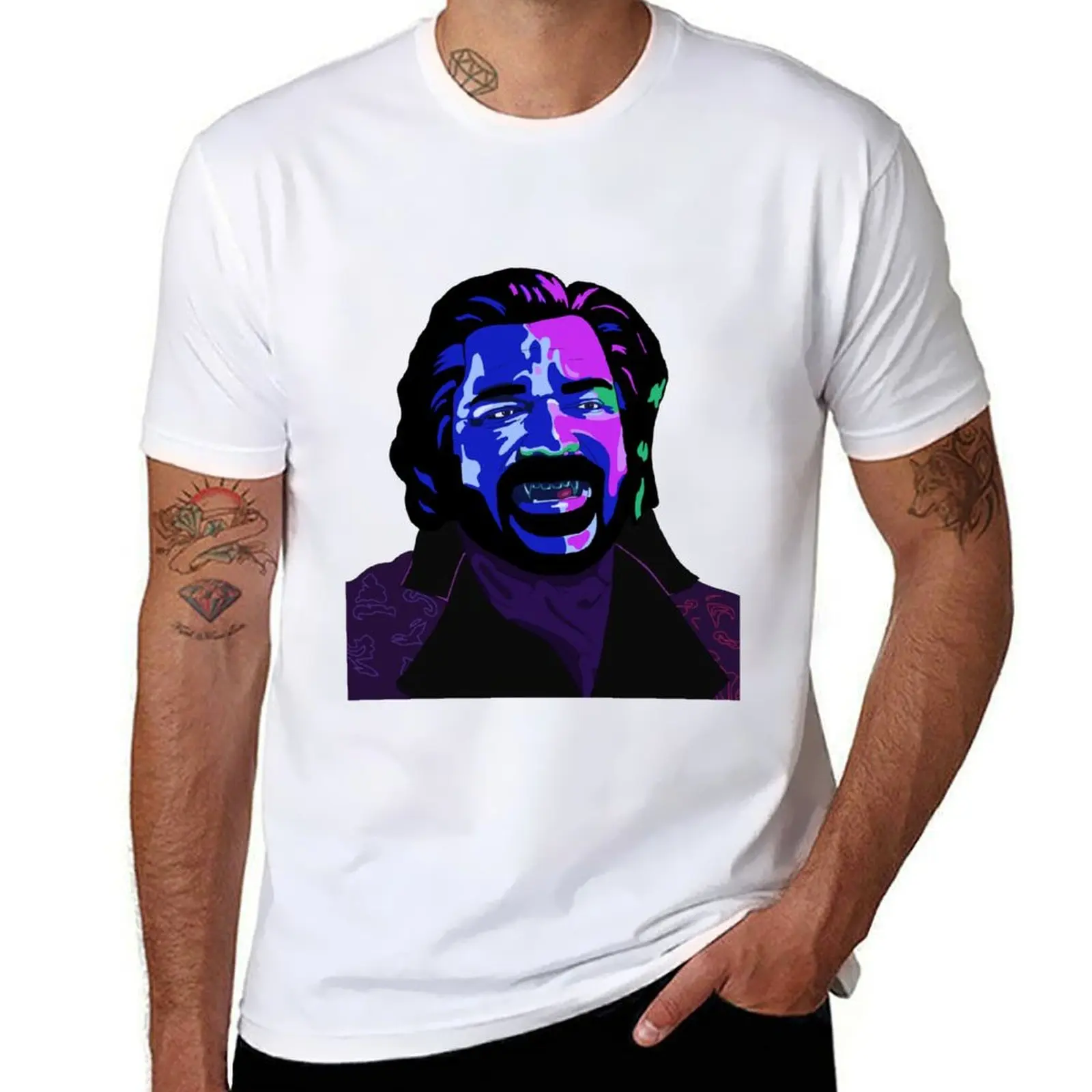 

Laszlo Cravensworth What We Do In The Shadows Matt Berry T-Shirt man t shirt cotton high quality funny t shirts cotton T-Shirt