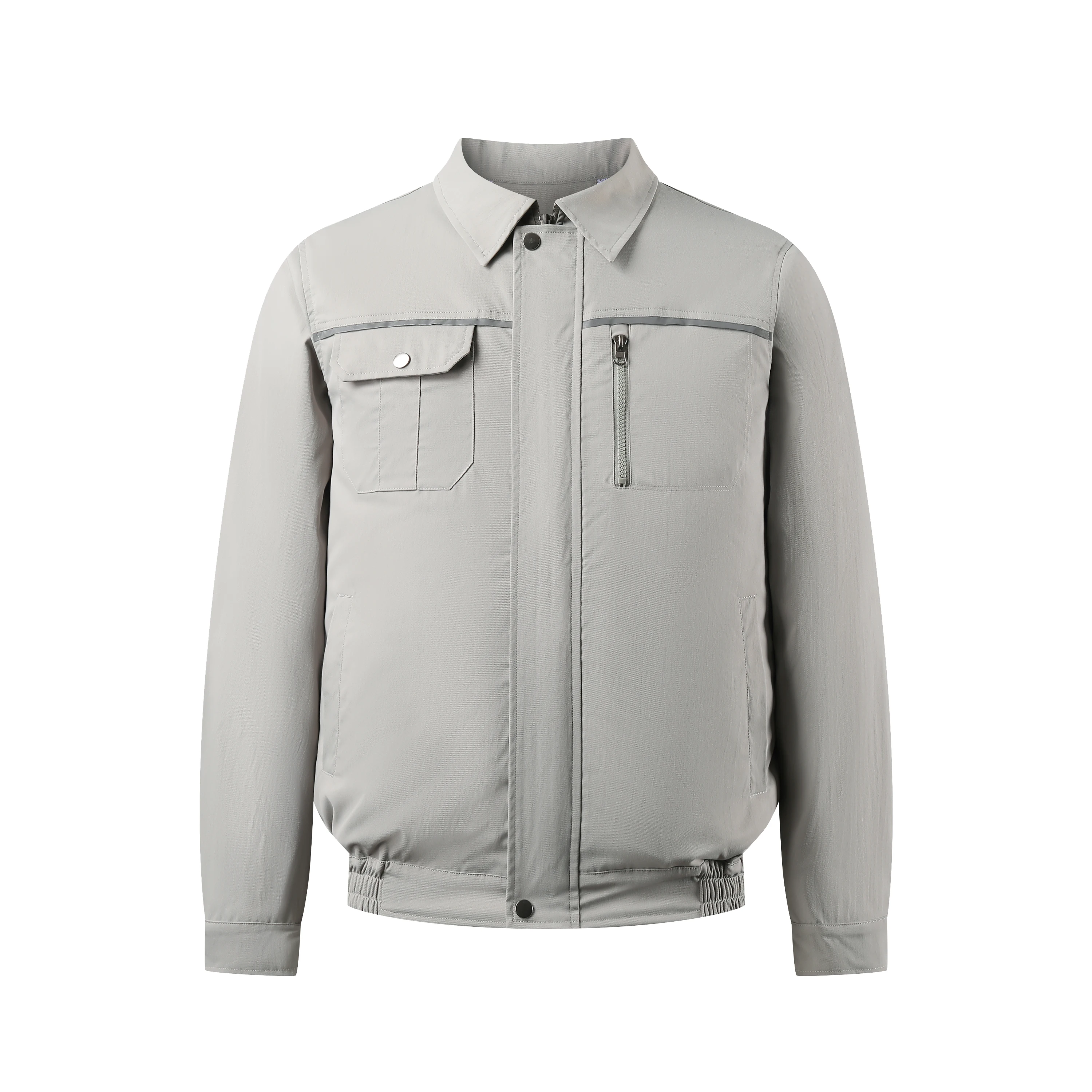 

New Summer Fan Jacket Set Men Casual Loose Thin Outerwear Outdoor Worker Fishing Heatstroke Prevention Refrigeration Jacket