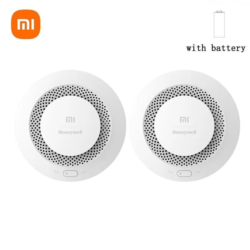 Xiaomi Smoke Detector 2 Fire Audible Visual Alarm Smoke Sensor  Bluetooth Mesh Gateway Smart Linkage Work For Mihome App