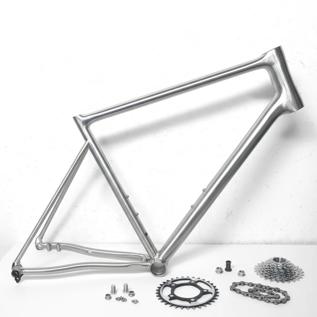 3D Printed Titanium Gravel Bike Frame Bicycle Frameset