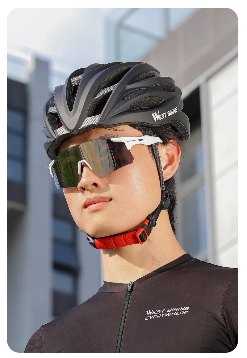 WEST BIKING Fahrradhelm Ultraleicht Integral Geformt 28 Belüftungsöffnungen Farbverlauf Verstellbare Größe M L Rennrad MTB Fahrradhelm Unisex – Detail 26