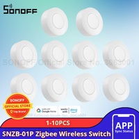 SONOFF SNZB-01P Zigbee Wireless Switch 1-10PCS Custom Button Action Smart Scene Support NSPanel Pro, ZB Bridge-P, ZBDongle-E
