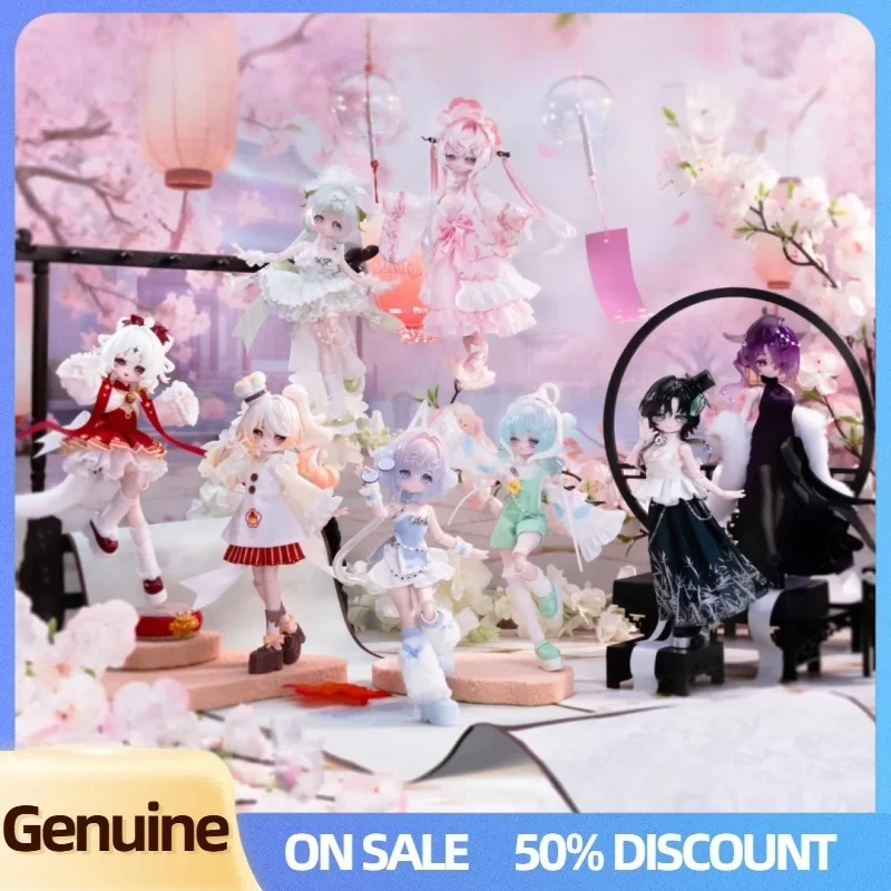 

Новый Come4free Minty V3 8 очков Bjd слепая коробка Minty Fortune маленький знак дух фигурка настольный орнамент сюрприз подарочная игрушка