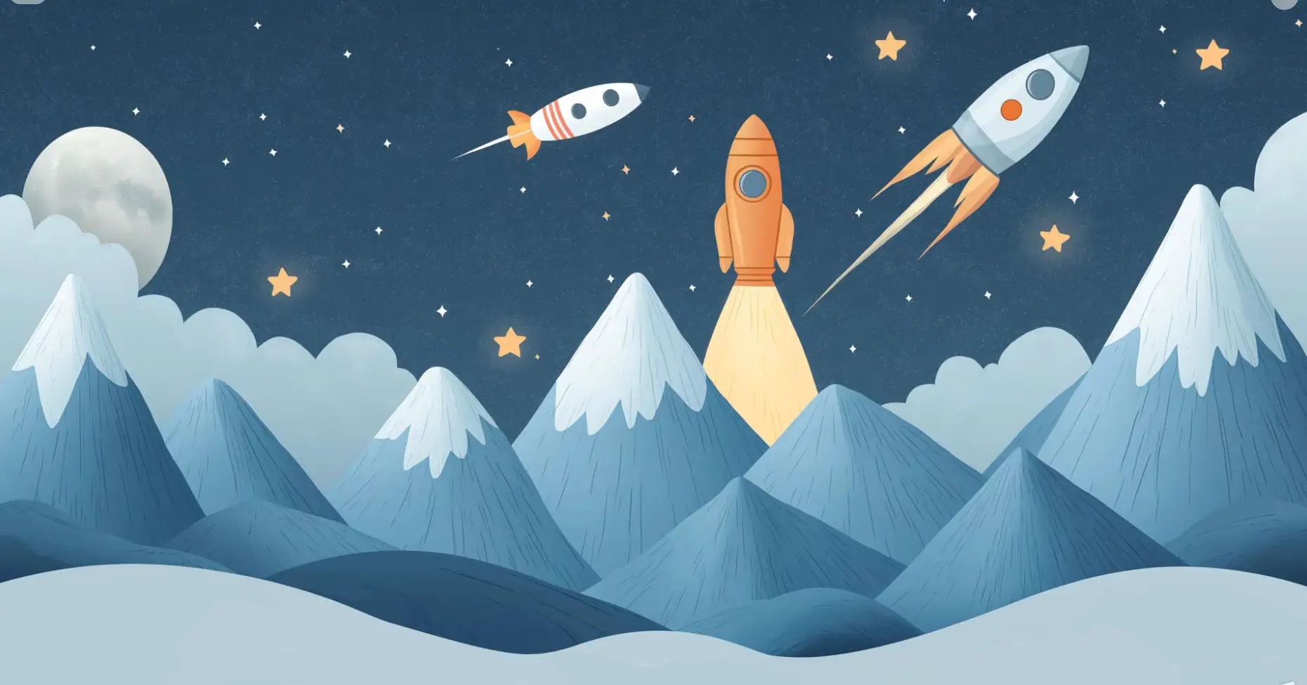 Custom size wallpaper, simple hand-painted space rocket mural, children\'s room, girls\' bedroom, cartoon starry sky planet mural