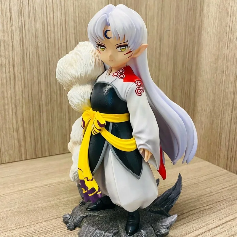 Anime Inuyasha Action Figures Bakusaiga Sesshoumaru Figure Childhood Style Statue Toys Pvc Collection Decor Ornaments Model Gift