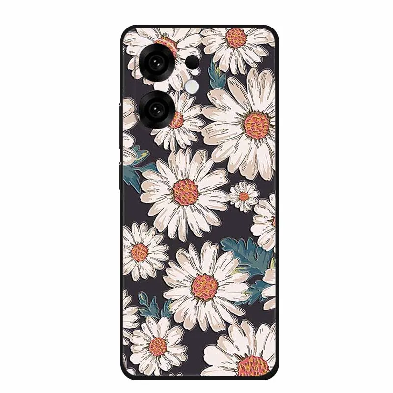 3D Emboss Case For Vivo S30 Phone Case Flowers Shockproof Silicone Soft TPU Back Cover Coque For Vivo S30 5G Case S 30 Funda Bag