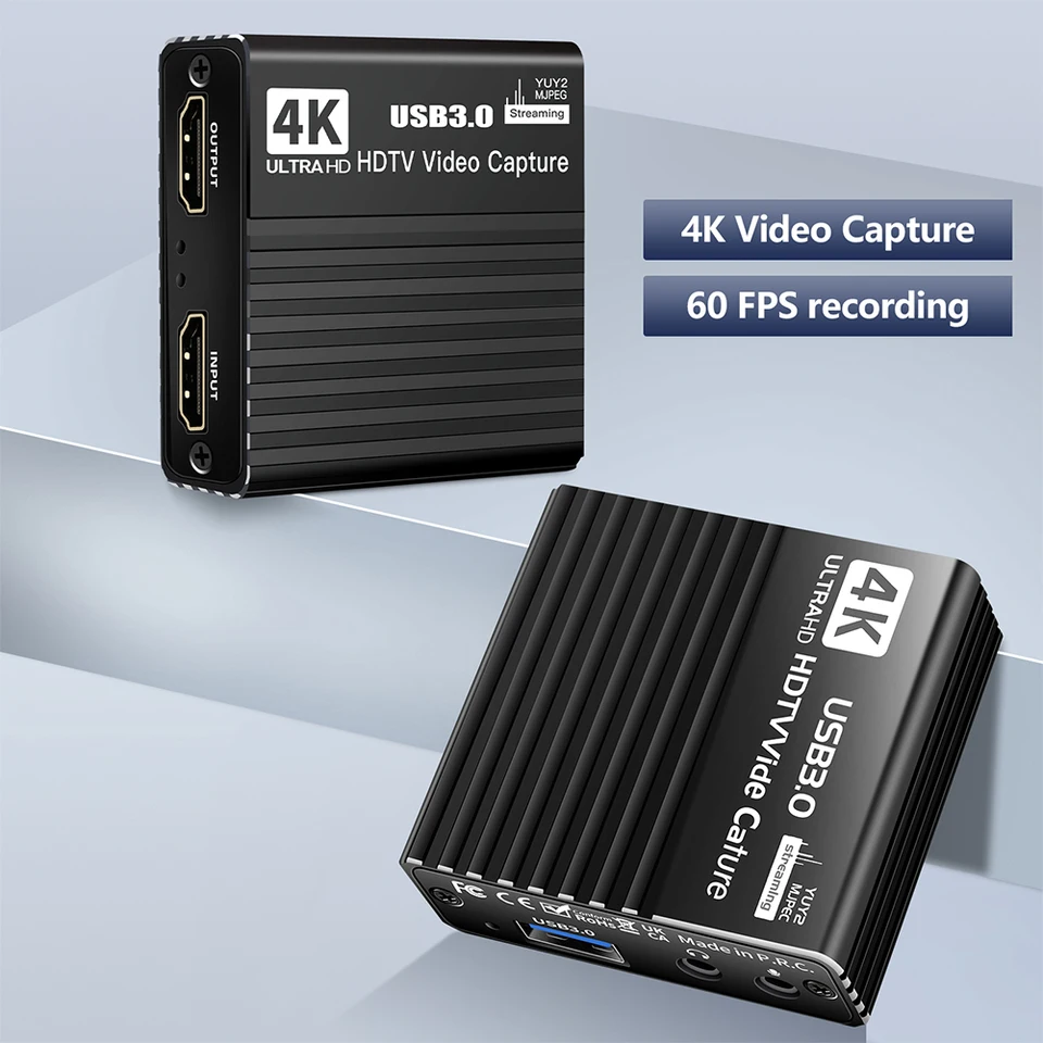 4K USB 3.0 HDMI Video Capture Card for Streaming