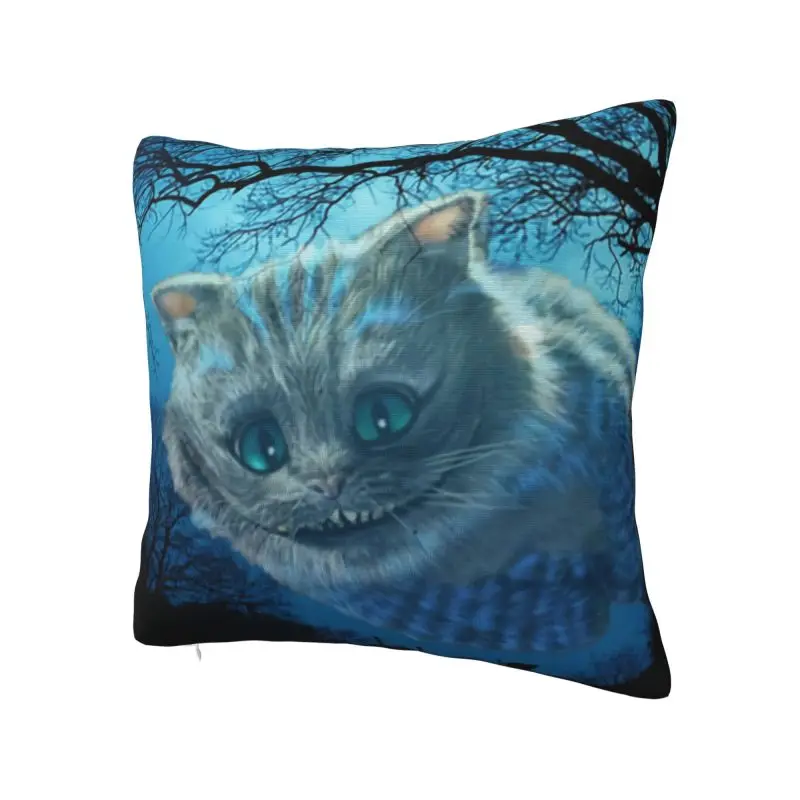 Nordic Cute Cheshire Cat Cushion Cover 45*45 cm Soft Animal Throw Pillow Case Home Decorative Sofa Chair Pillowslip