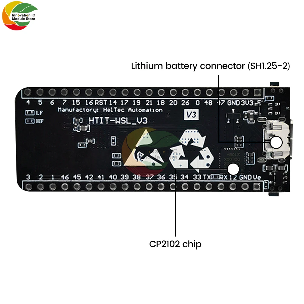 Imagem -05 - Placa de Desenvolvimento sem Fio Stick Lite Compatível com Esp32-s3 Node Tipo-c Esp32 Mais Lora v3 433510mhz 863-928mhz