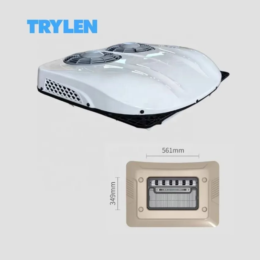 12v/24v Truck Roof Air Conditioner 24 Volt Roof Mounted Air Conditioning Electric AC Parking Cooler for Truck Camper