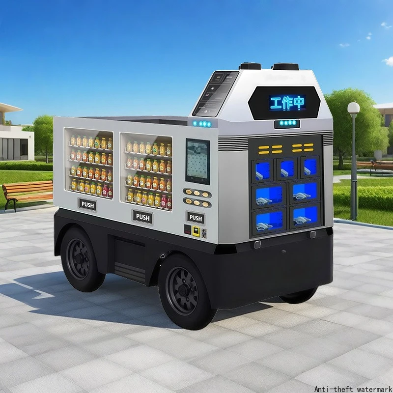 2026 Hot SellingVFresh Leading Techology Innovative Design for Outdoor Delivery R obot with Vending Machine