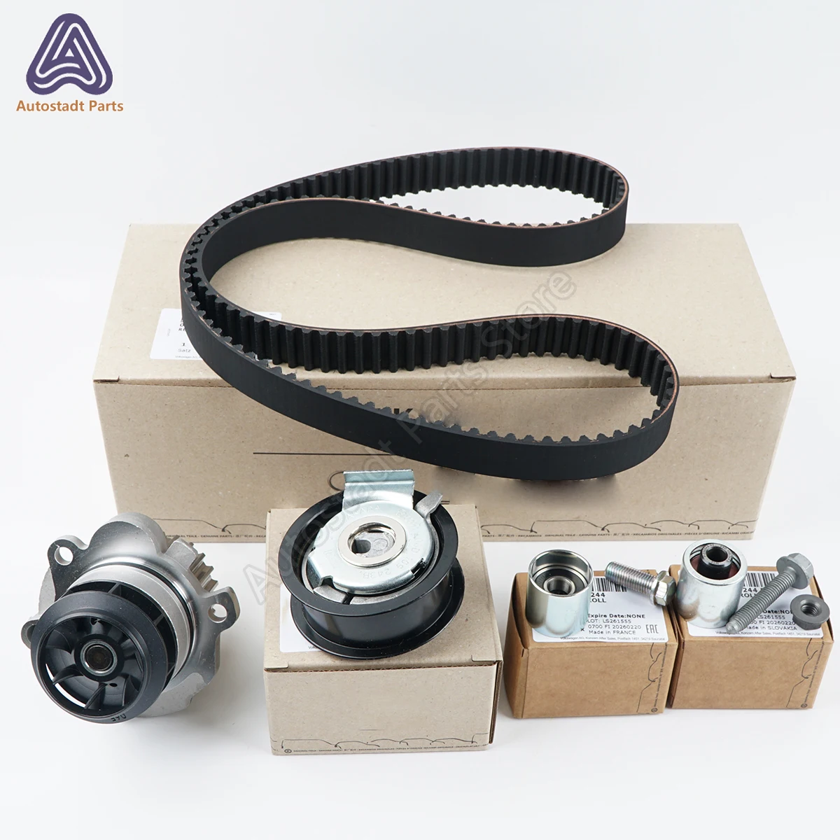06F198119A B Timing Belt Kit Water Pump Chain Tensioner For TT A6 Eos Jetta Leon 06F121011 06D109119B 06D109243B 06D109244E 06B1 - view 2