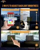 AUXBEAM AC-1200 RGB LED 스위치 패널, 업그레이드된 블루투스 앱, 리모컨 토글, 순간, 펄스 모드, RB120, 12 갱 4