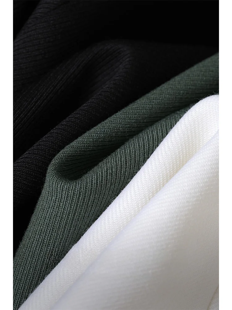 슬리밍 효과 울 스트레이트 레그 수트 팬츠 여성용 하이웨이스트 롱 트라우저, 패셔너블한 애슬레저 스타일 사선 직조 프리미엄 스펀