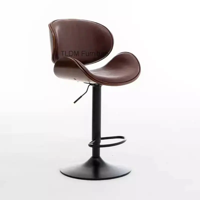 

Backrest Tabourets Bar Chair Accessories Counter Kitchen Stool Bar Chair High Dining Outdoor Chaise Bar Cuisine Nordic Furniture